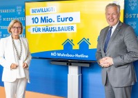 Land Niederösterreich genehmigt zehn Millionen Euro für Häuslbauer