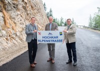 Erster sanierter Bauabschnitt der Hochkar-Alpenstraße wieder für den Verkehr freigegeben Erster sanierter Bauabschnitt der Hochkar-Alpenstraße wieder für den Verkehr freigegeben