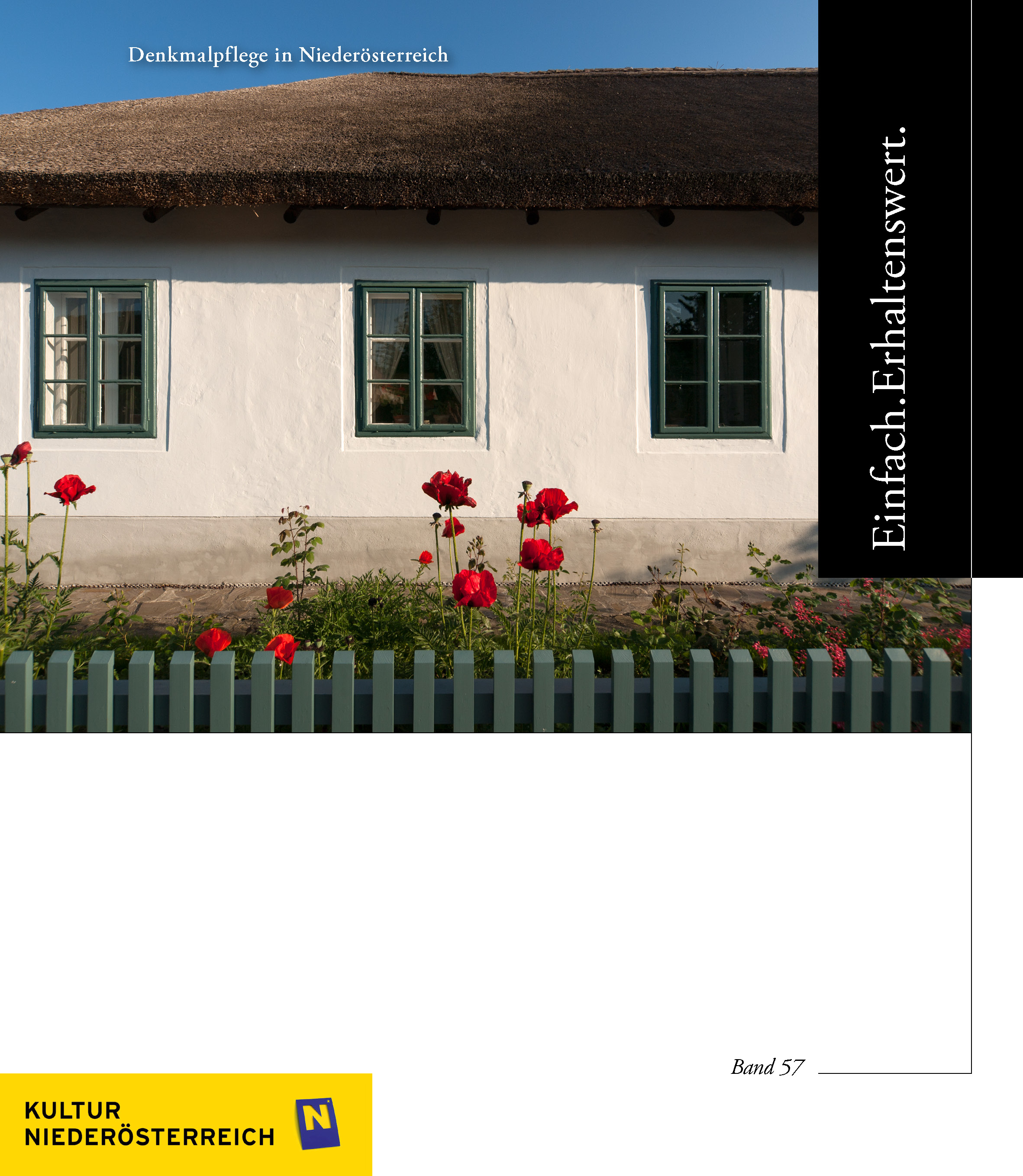 Titelbild "Denkmalpflege in Niederösterreich" Band 57
