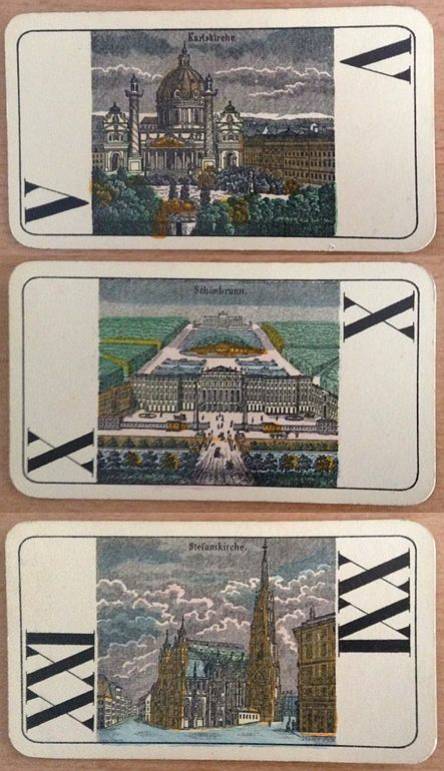 Allerfeinste Wiener-Ansichten-Tarok N° 113, Piatnik ca. 1910 