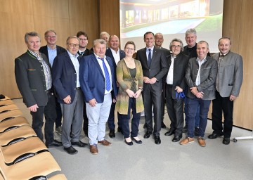 Landesrat Jochen Danninger eröffnete die Messe Bau.Energie.Wohnen Wieselburg.