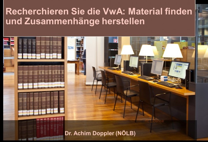 NÖ Landesbibliothek unterstützt Schüler bei ihren Vorwissenschaftlichen Arbeiten