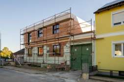 Einfamilienhaus in der Bauphase