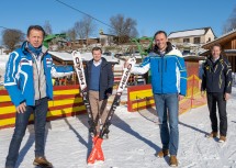Franz Jahn, Obmann des Fremdenverkehrsvereines Kirchbach, Waldviertel-Destination-Geschäftsführer Andreas Schwarzinger, Landesrat Jochen Danninger und Stefan Bauer, Prokurist der NÖ Werbung.