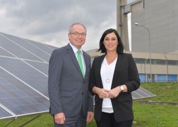 LH-Stellvertreter Stephan Pernkopf und Nachhaltigkeitsministerin Elisabeth Köstinger