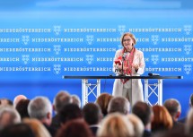 Landeshauptfrau Johanna Mikl-Leitner bei der heutigen Kick-Off-Veranstaltung im NÖ Landhaus in St. Pölten.