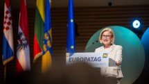 Landeshauptfrau Johanna Mikl-Leitner bei ihrer Eröffnungsrede zum diesjährigen Europa Forum Wachau.