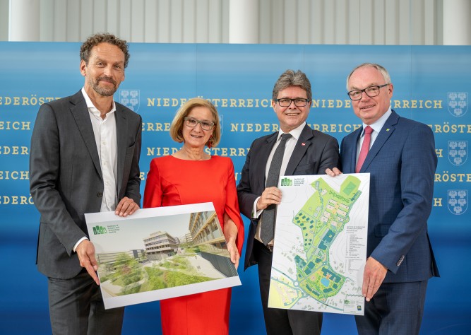 ISTA Campus in Klosterneuburg wird ausgebaut, Land und Bund investieren gemeinsam 3,28 Milliarden Euro