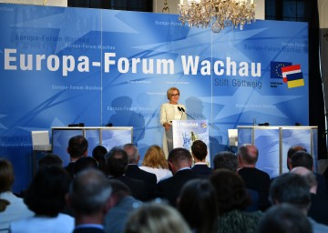 Landeshauptfrau Johanna Mikl-Leitner beim Europa-Forum Wachau: "Europa wird dann erfolgreich sein, wenn es auf Zukunftsthemen setzt."