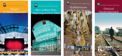 NÖ Kulturwege, Cover unterschiedlicher Broschüren