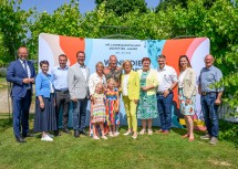 Gruppenfoto im Gartencenter Sterkl 