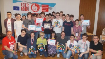 Niederösterreichs Jugendliche bei der siebenten Europameisterschaft in Robotik (ECER 2018) auf der Mittelmeerinsel Malta.
