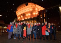 „Orange the World“ – Festspielhaus St. Pölten leuchtet als Zeichen gegen Gewalt an Frauen