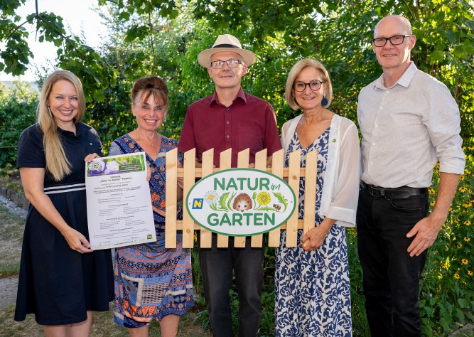 22.000. „Natur im Garten“ Plakette vergeben