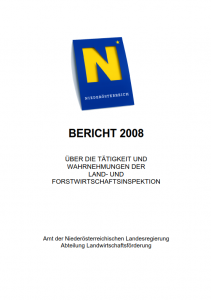 Tätigkeitsbericht der Land- und Forstwirtschaftsinspektion 2008