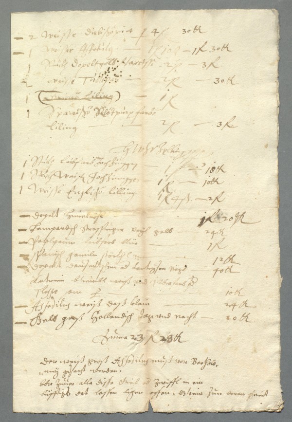 Altes Schriftstück