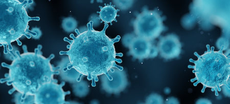 Virus in Vergrößerung