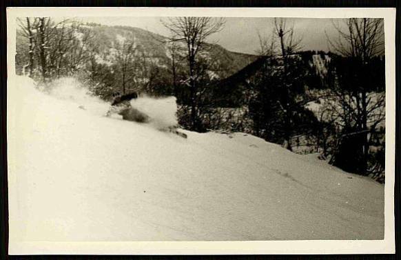 Sturz beim Skifahren