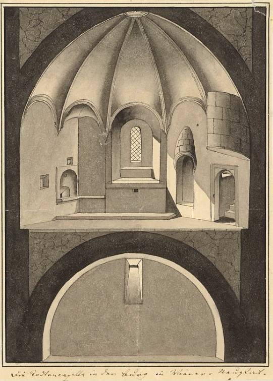 Wilder, Georg Christoph, 1797-1855. Die Todtenkapelle in der Burg in W iener Neustadt.